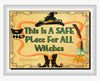 TUMBLER Full Wrap Sublimation Digital Graphic Design Download THIS IS A SAFE PLACE FOR ALL WITCHES SVG-PNG Faith Kitchen Patio Porch Decor Gift HALLOWEEN Crafters Delight {{ JAMsCraftCloset }}