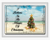 TUMBLER Full Wrap Sublimation Digital Graphic Design Download I BELIEVE IN THE MAGIC OF CHRISTMAS SVG-PNG Kitchen Christmas Design Patio Porch Decor Gift Crafters Delight {{ JAMsCraftCloset }}