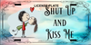 MUG Coffee Full Wrap Sublimation Funny Digital Graphic Design Download SHUT UP AND KISS ME SVG-PNG Holiday Halloween Crafters Delight {{ JAMsCraftCloset }}