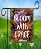 TUMBLER Full Wrap Sublimation Digital Graphic Design Vibrant Floral FROM BUNDLE 2 Faith Design Download BLOOM WITH GRACE SVG-PNG Patio Porch Decor Gift Picnic Crafters Delight {{ JAMsCraftCloset }}
