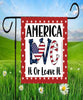 TUMBLER Full Wrap Sublimation Digital Graphic Design PATRIOTIC DESIGNS FROM BUNDLE 4 Download AMERICA LOVE IT OR LEAVE IT SVG-PNG Patio Porch Decor Gift Picnic Crafters Delight {{ JAMsCraftCloset }}