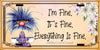 MUG Coffee Full Wrap Sublimation Funny Digital Graphic Design Download I'M FINE - IT'S FINE SVG-PNG Crafters Delight {{ JAMsCraftCloset }}