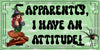 MUG Coffee Full Wrap Sublimation Funny Digital Graphic Design Download APPARENTLY I HAVE AN ATTITUDE SVG-PNG Crafters Delight {{ JAMsCraftCloset }}