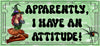 MUG Coffee Full Wrap Sublimation Funny Digital Graphic Design Download APPARENTLY I HAVE AN ATTITUDE SVG-PNG Crafters Delight {{ JAMsCraftCloset }}