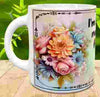 MUG Coffee Full Wrap Sublimation Funny Digital Graphic Design Download I AM FRAGILE NOT LIKE A FLOWER SVG-PNG Crafters Delight {{ JAMsCraftCloset }}