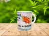 MUG Coffee Full Wrap Sublimation Funny Digital Graphic Design Download I AM FRAGILE NOT LIKE A FLOWER SVG-PNG Crafters Delight {{ JAMsCraftCloset }}