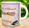 MUG Coffee Full Wrap Sublimation Funny Digital Graphic Design Download I TRIED STARTING MY DAY WITHOUT COFFEE ONCE SVG-PNG Crafters Delight {{ JAMsCraftCloset }}