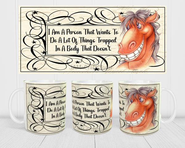 MUG Coffee Full Wrap Sublimation Funny Digital Graphic Design Download I WANT TO DO A LOT OF THINGS SVG-PNG Crafters Delight {{ JAMsCraftCloset }}