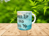 MUG Coffee Full Wrap Sublimation Funny Digital Graphic Design Download SHUT UP AND KISS ME SVG-PNG Holiday Halloween Crafters Delight {{ JAMsCraftCloset }}