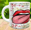 MUG Coffee Full Wrap Sublimation Funny Digital Graphic Design Download WARNING - MOUTH OPERATES FASTER THAN BRAIN SVG-PNG Crafters Delight {{ JAMsCraftCloset }}