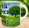MUG Coffee Full Wrap Sublimation Funny Digital Graphic Design Download WEIRD IS A SIDE EFFECT OF BEING AWESOME SVG-PNG Crafters Delight {{ JAMsCraftCloset }}