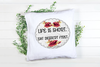 ROUND Digital Graphic Design LIFE IS SHORT EAT DESSERT FIRST Sublimation PNG SVG Lake House Sign Farmhouse Country Home Cabin KITCHEN Wall Art Decor Wreath Design Gift Crafters Delight HAPPY CRAFTING {{ JAMsCraftCloset }}