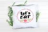 ROUND Digital Graphic Design LET'S EAT Sublimation PNG SVG Lake House Sign Farmhouse Country Home Cabin KITCHEN Wall Art Decor Wreath Design Gift Crafters Delight HAPPY CRAFTING {{ JAMsCraftCloset }}
