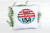 ROUND Digital Graphic Design USA Sublimation PNG SVG Lake House Sign Farmhouse Country Home Cabin PATRIOTIC Wall Art Wreath Design Gift Crafters Delight HAPPY CRAFTING {{ JAMsCraftCloset }}