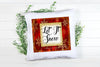TUMBLER Full Wrap Sublimation Digital Graphic Design Download LET IT SNOW SVG-PNG Kitchen Christmas Design Patio Porch Decor Gift Crafters Delight {{ JAMsCraftCloset }}
