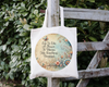 ROUND Digital Graphic Design LIFE IS LIKE A FLOWER Floral Wedding Gift First Home Sublimation Decoupage PNG SVG Country Farmhouse Home Decor Wall Art Shelf Sitter Gift Crafters Delight - JAMsCraftCloset