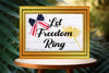 TUMBLER Full Wrap Sublimation Digital Graphic Design PATRIOTIC DESIGNS FROM BUNDLE 1 Download LET FREEDOM RING SVG-PNG Patio Porch Decor Gift Picnic Crafters Delight {{ JAMsCraftCloset }}