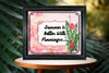 TUMBLER Full Wrap Sublimation Digital Graphic Design Download SUMMER IS BETTER WITH FLAMINGOS SVG-PNG Kitchen Patio Porch Decor Gift Picnic Crafters Delight {{ JAMsCraftCloset }}