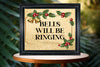 TUMBLER Full Wrap Sublimation Digital Graphic Design Download BELLS WILL BE RINGING SVG-PNG Kitchen Christmas Design Patio Porch Decor Gift Crafters Delight {{ JAMsCraftCloset }}