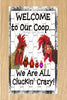 Garden Flag Digital Design Sublimation Chickens Graphic SVG-PNG-JPEG Download WELCOME TO OUR COOP Crafters Delight {{ JAMsCraftCloset }}