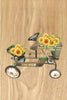 DIGITAL GRAPHIC DESIGN-Country-Floral-Vintage Tractor Sunflowers-Sublimation-Download-Digital Print-Clipart-PNG-SVG-JPEG-Crafters Delight-Digital Art- JAMsCraftCloset