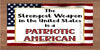 TUMBLER Full Wrap Sublimation Digital Graphic Design PATRIOTIC DESIGNS FROM BUNDLE 4 Download STRONGEST WEAPON IS A PATRIOTIC AMERICAN SVG-PNG Patio Porch Decor Gift Picnic Crafters Delight {{ JAMsCraftCloset }}