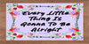 TUMBLER Full Wrap Sublimation Digital Graphic Design Download EVERY LITTLE THING IS GOING TO BE ALRIGHT SVG-PNG Faith Kitchen Patio Porch Decor Gift Picnic Crafters Delight {{ JAMsCraftCloset }}