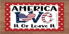 TUMBLER Full Wrap Sublimation Digital Graphic Design PATRIOTIC DESIGNS FROM BUNDLE 4 Download AMERICA LOVE IT OR LEAVE IT SVG-PNG Patio Porch Decor Gift Picnic Crafters Delight {{ JAMsCraftCloset }}