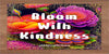 TUMBLER Full Wrap Sublimation Digital Graphic Design Vibrant Floral 3 Faith Design Download BLOOM WITH KINDNESS SVG-PNG Patio Porch Decor Gift Picnic Crafters Delight {{ JAMsCraftCloset }}