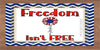 TUMBLER Full Wrap Sublimation Digital Graphic Design PATRIOTIC DESIGNS FROM BUNDLE 2 Download FREEDOM ISNT FREE SVG-PNG Patio Porch Decor Gift Picnic Crafters Delight {{ JAMsCraftCloset }}