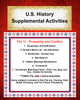 US History 11 PROSPERITY AND CONFLICT Teacher Resource Supplemental Vocabulary Activities-Cloning-Ruth Bader Ginsburg-The Clinton Presidency-FREE Activities Included {{ JAMsCraftCloset }}
