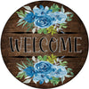 ROUND Digital Graphic Design WELCOME 3 Sublimation PNG SVG Door Sign Wall Art Wreath Design Entrance Design Crafters Delight HAPPY CRAFTING {{ JAMsCraftCloset }}