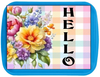 SQUARE Digital Graphic Design SPRING FLORAL - HELLO Sublimation PNG SVG Lake House Sign Farmhouse Country Home Cabin KITCHEN Wall Art Decor Wreath Design Gift Crafters Delight HAPPY CRAFTING - JAMsCraftCloset