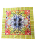 NAPKIN 17 LIME GREEN WITH BLUE RED FLORAL Decoupage Craft Supplies Paper Crafts Card Making Journaling Mixed Medium Crafters Delight - JAMsCraftCloset