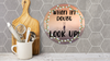 ROUND Digital Graphic Design WHEN IN DOUBT LOOK UP Sublimation PNG SVG Lake House Sign Farmhouse Country Home Cabin FAITH Wall Art Wreath Design Gift Crafters Delight HAPPY CRAFTING {{ JAMsCraftCloset }}