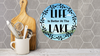 ROUND Digital Graphic Design LIFE IS BETTER AT THE LAKE Sublimation PNG SVG Lake House Sign Farmhouse Country Home Cabin Workshop Man Cave Wall Art Wreath Design Gift Crafters Delight HAPPY CRAFTING {{ JAMsCraftCloset }}