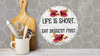ROUND Digital Graphic Design LIFE IS SHORT EAT DESSERT FIRST Sublimation PNG SVG Lake House Sign Farmhouse Country Home Cabin KITCHEN Wall Art Decor Wreath Design Gift Crafters Delight HAPPY CRAFTING {{ JAMsCraftCloset }}