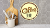 ROUND Digital Graphic Design COFFEE BAR Sublimation PNG SVG Lake House Sign Farmhouse Country Home Cabin KITCHEN Wall Art Decor Wreath Design Gift Crafters Delight HAPPY CRAFTING {{ JAMsCraftCloset }}