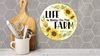 ROUND Digital Graphic Design LIFE IS BETTER ON THE FARM Sublimation PNG SVG Lake House Sign Farmhouse Country Home Cabin KITCHEN Wall Art Decor Wreath Design Gift Crafters Delight HAPPY CRAFTING {{ JAMsCraftCloset }}
