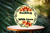 ROUND Digital Graphic Design COOKING WITH LOVE Sublimation PNG SVG Lake House Sign Farmhouse Country Home Cabin KITCHEN Wall Art Decor Wreath Design Gift Crafters Delight HAPPY CRAFTING {{ JAMsCraftCloset }}