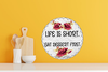 ROUND Digital Graphic Design LIFE IS SHORT EAT DESSERT FIRST Sublimation PNG SVG Lake House Sign Farmhouse Country Home Cabin KITCHEN Wall Art Decor Wreath Design Gift Crafters Delight HAPPY CRAFTING {{ JAMsCraftCloset }}
