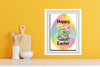 EASTER EGG 4 - HAPPY EASTER Digital Graphic Design SVG-PNG-JPEG Download Holiday Decor Wall Art Home Decor Sublimation Design Crafters Delight {{ JAMsCraftCloset }}