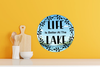 ROUND Digital Graphic Design LIFE IS BETTER AT THE LAKE Sublimation PNG SVG Lake House Sign Farmhouse Country Home Cabin Workshop Man Cave Wall Art Wreath Design Gift Crafters Delight HAPPY CRAFTING {{ JAMsCraftCloset }}