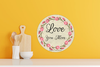 ROUND Digital Graphic Design LOVE YOU MORE Sublimation PNG SVG Lake House Sign Farmhouse Country Home Cabin Wall Art Decor Wreath Design Gift Crafters Delight HAPPY CRAFTING {{ JAMsCraftCloset }}