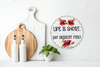ROUND Digital Graphic Design LIFE IS SHORT EAT DESSERT FIRST Sublimation PNG SVG Lake House Sign Farmhouse Country Home Cabin KITCHEN Wall Art Decor Wreath Design Gift Crafters Delight HAPPY CRAFTING {{ JAMsCraftCloset }}