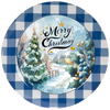 ROUND Digital Graphic Design  WINTER BLUE SCENE- MERRY CHRISTMAS - CHRISTMAS DESIGN PNG-JPEG-PDF-SVG-Decoupage-Sublimation Design Graphic Country Farmhouse Home Decor HOLIDAY Decor Gift Crafters Delight - JAMsCraftCloset