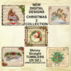 BUNDLE TUMBLER Full Wrap CHRISTMAS DESIGNS 2 Sayings Quotes Graphic Design Downloads SVG PNG JPEG Files Sublimation Vintage Design Sheet Music Songs Crafters Delight {{ JAMsCraftCloset }}
