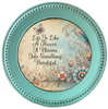 ROUND Digital Graphic Design LIFE IS LIKE A FLOWER Floral Wedding Gift First Home Sublimation Decoupage PNG SVG Country Farmhouse Home Decor Wall Art Shelf Sitter Gift Crafters Delight - JAMsCraftCloset