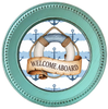 ROUND Digital Graphic Design NAUTICAL WELCOME ABOARD Sublimation PNG SVG BOAT DECOR Home Decor Wall Art Decor Gift Crafters Delight - JAMsCraftCloset