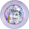 ROUND Digital Graphic Design BLOOM WITH GRACE Sublimation PNG SVG Country Farmhouse Home Decor Sign Wall Art Decor Wreath Design Gift Crafters Delight - JAMsCraftCloset